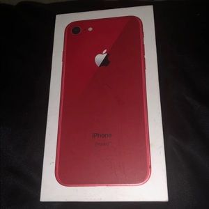 Red iPhone 8 box